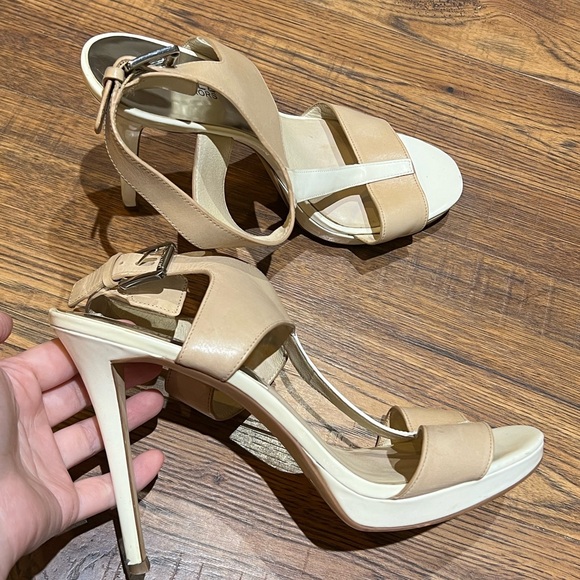 Michael Kors Strappy Ankle Heels Size 10 - Picture 2 of 9